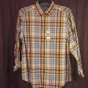 Large Men's Nautica Plaid Button Up Shirt
